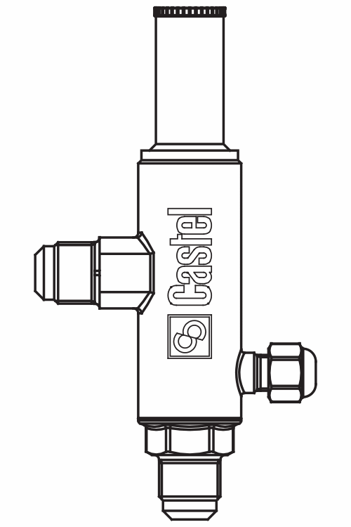 贮液器压力调节阀3350/4,SAE喇叭口直螺纹接头